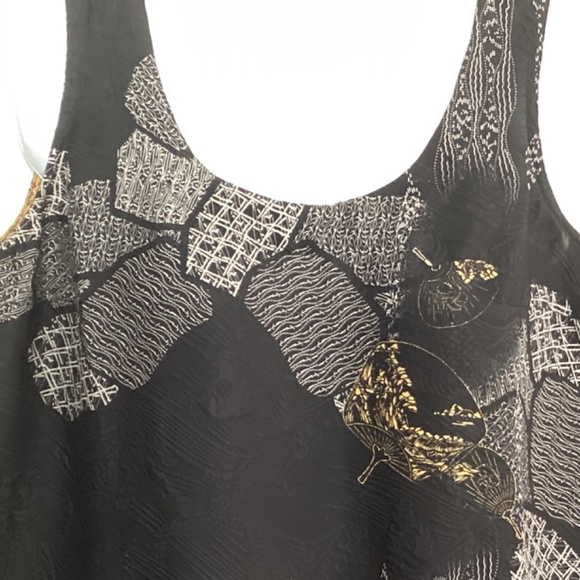 Citron Silk Floral Print Cami Tank - Petite Small - Picture 2 of 10
